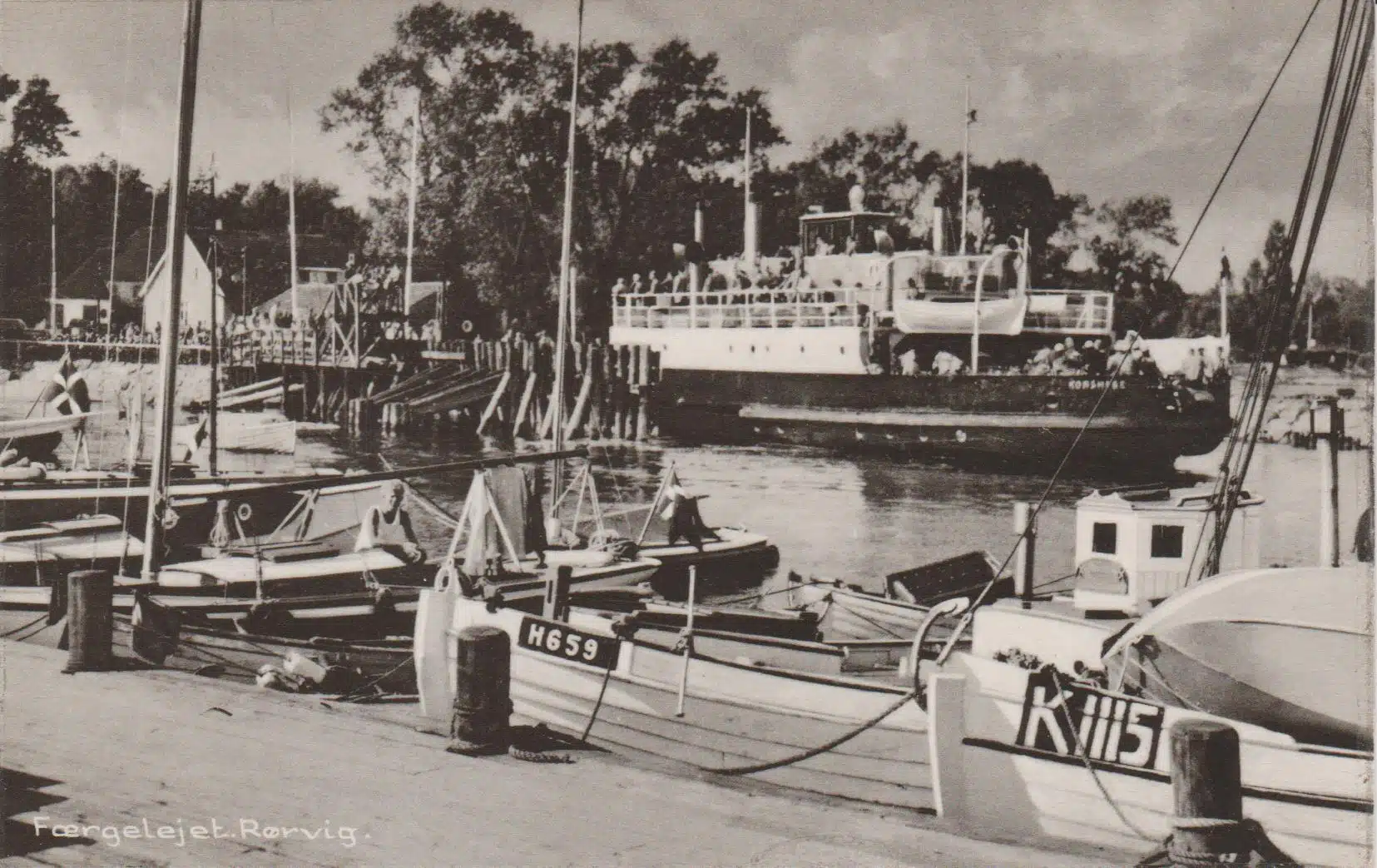 Færgelejet. Rørvig.